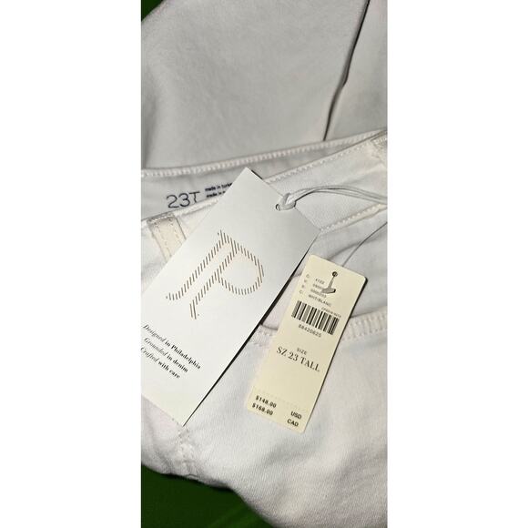 New Anthropologie x Pilcro The Yaya Mid-Rise Crop Flare Jeans $148 WHITE 23T - Picture 7 of 7